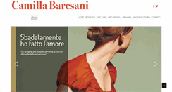 Desktop Screenshot of camillabaresani.com