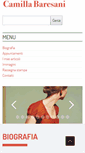 Mobile Screenshot of camillabaresani.com
