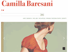 Tablet Screenshot of camillabaresani.com